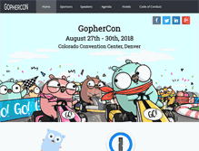 Tablet Screenshot of gophercon.com